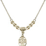 5-Way / Chalice Crystal Necklace | 1/2 inch | 4mm Beads   14kt Gold Filled