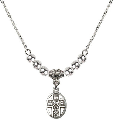 Collar de Cristal de 5 Vías | 1/2 pulgada | Cuentas de 4 mm | N22-0980