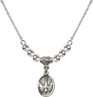 Collar de Cristal del Espíritu Santo con Cuentas | 1/2 pulgada | Cuentas de 4 mm | N22-0982