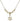 Cross Crystal Necklace | 1/2 inch | 4mm Beads   14kt Gold Filled