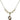 Shell Crystal Necklace | 1/2 inch | 4mm Beads   14kt Gold Filled