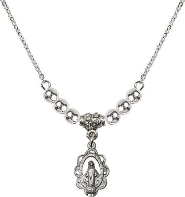 Collar de Cuentas Milagrosa de Cristal | 1/2 pulgada | Cuentas de 4 mm | N22-1610