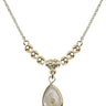 Mustard Seed Crystal Necklace | 5/8 inch | 4mm Beads   14kt Gold Filled
