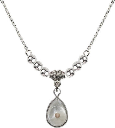 Collar de cristal de semilla de mostaza | 5/8 pulgada | Cuentas de 4 mm | N22-1700
