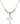 Cross Crystal Necklace | 7/8 inch | 4mm Beads   14kt Gold Filled