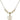 Cross Crystal Necklace | 1/2 inch | 4mm Beads   14kt Gold Filled