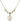 Cross Crystal Necklace | 1/2 inch | 4mm Beads   14kt Gold Filled