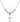 Cross Crystal Necklace | 5/8 inch | 4mm Beads   14kt Gold Filled