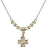5-Way Crystal Necklace | 5/8 inch | 4mm Beads   14kt Gold Filled
