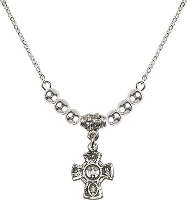 Collar de cristal de 5 vías | 5/8 pulgada | Cuentas de 4 mm | N22-3145