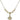 5-Way Crystal Necklace | 1/2 inch | 4mm Beads   14kt Gold Filled