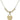 Heart Crystal Necklace | 5/8 inch | 4mm Beads   14kt Gold Filled