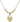 Heart Crystal Necklace | 5/8 inch | 4mm Beads   14kt Gold Filled