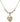 Miraculous Medal Crystal Necklace | 5/8 inch | 4mm Beads   14kt Gold Filled