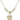 Guardian Angel Crystal Necklace | 5/8 inch | 4mm Beads   14kt Gold Filled