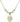 Saint Michael the Archangel Crystal Necklace | 5/8 inch | 4mm Beads   14kt Gold Filled