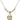 Confirmation Heart Crystal Necklace | 5/8 inch | 4mm Beads   14kt Gold Filled