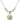 Graduation Heart Crystal Necklace | 5/8 inch | 4mm Beads   14kt Gold Filled