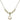 Claddagh Crystal Necklace | 3/8 inch | 4mm Beads   14kt Gold Filled