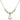 Claddagh Crystal Necklace | 3/8 inch | 4mm Beads   14kt Gold Filled