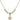 Cross Crystal Necklace | 3/8 inch | 4mm Beads   14kt Gold Filled