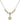 Cross Crystal Necklace | 3/8 inch | 4mm Beads   14kt Gold Filled