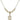 Miraculous Medal Crystal Necklace | 5/8 inch | 4mm Beads   14kt Gold Filled