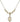 Miraculous Medal Crystal Necklace | 5/8 inch | 4mm Beads   14kt Gold Filled