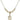 Guardian Angel Crystal Necklace | 5/8 inch | 4mm Beads   14kt Gold Filled