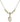 Guardian Angel Crystal Necklace | 5/8 inch | 4mm Beads   14kt Gold Filled
