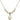 Heart Crystal Necklace | 1 1/8 inch | 4mm Beads   14kt Gold Filled