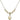 Heart Crystal Necklace | 1 1/8 inch | 4mm Beads   14kt Gold Filled
