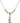 Praying Girl Crystal Necklace | 5/8 inch | 4mm Beads   14kt Gold Filled