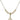 Trinity Irish Knot Crystal Necklace | 3/8 inch | 4mm Beads   14kt Gold Filled