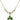 Shamrock Crystal Necklace | 1/2 inch | 4mm Beads   14kt Gold Filled