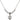 Miraculous Medal Crystal Necklace | 3/8 inch | 4mm Beads   Sterling Silver