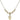 Scapular Crystal Necklace | 3/8 inch | 4mm Beads   14kt Gold Filled