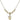 Saint Christopher Crystal Necklace | 3/8 inch | 4mm Beads   14kt Gold Filled