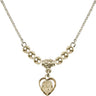 St. Jude Crystal Necklace | 3/8 inch | 4mm Beads   14kt Gold Filled