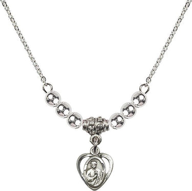 Collar de cristal de San Judas | 3/8 pulgadas | Cuentas de 4 mm | N22-5404