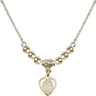 Infant Crystal Necklace | 3/8 inch | 4mm Beads   14kt Gold Filled
