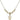 Saint Anne Crystal Necklace | 3/8 inch | 4mm Beads   14kt Gold Filled