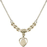 Saint Anne Crystal Necklace | 3/8 inch | 4mm Beads   14kt Gold Filled