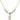 Saint Anne Crystal Necklace | 3/8 inch | 4mm Beads   14kt Gold Filled
