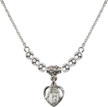 Our Lady of Guadalupe Crystal Necklace | 3/8 inch
