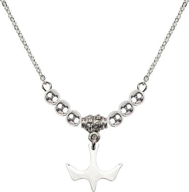 Collar de Cuentas de Cristal del Espíritu Santo | 1/2 pulgada | Cuentas de 4 mm | N22-5431