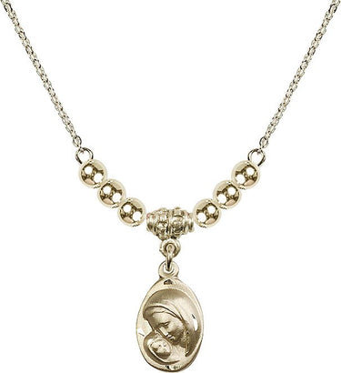 Collar de Cristal Madonna | 1.6 cm | Cuentas de 4 mm
