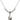 Madonna Crystal Necklace | 5/8 inch | 4mm Beads   Sterling Silver
