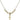 Chalice Crystal Necklace | 3/8 inch | 4mm Beads   14kt Gold Filled