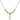 Chalice Crystal Necklace | 3/8 inch | 4mm Beads   14kt Gold Filled